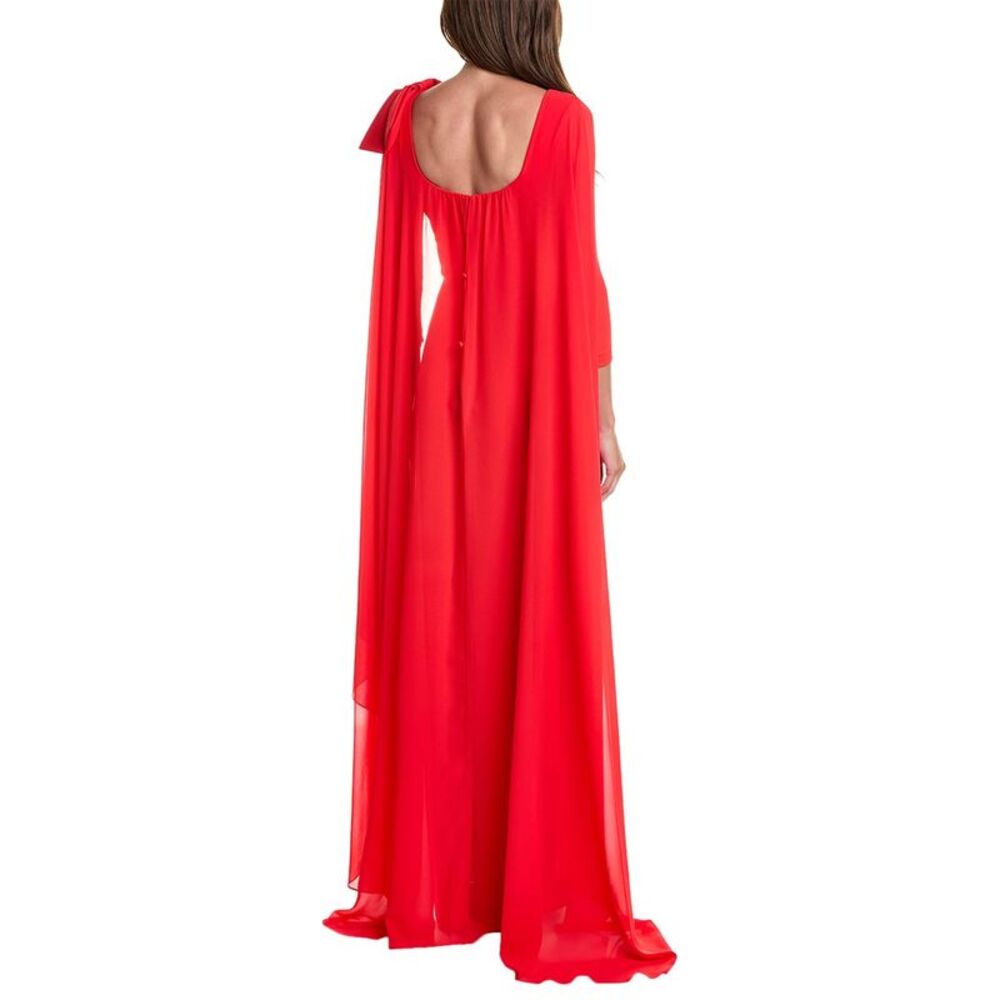 Teri Jon by Rickie Freeman Scuba Column Gown - Picture 2 of 4